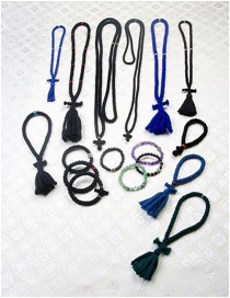 photograph of prayer rope selection